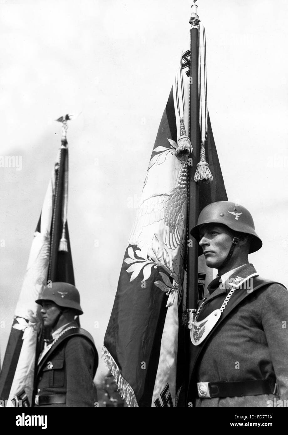 Flaggen der Luftwaffe Einheit Stockfoto