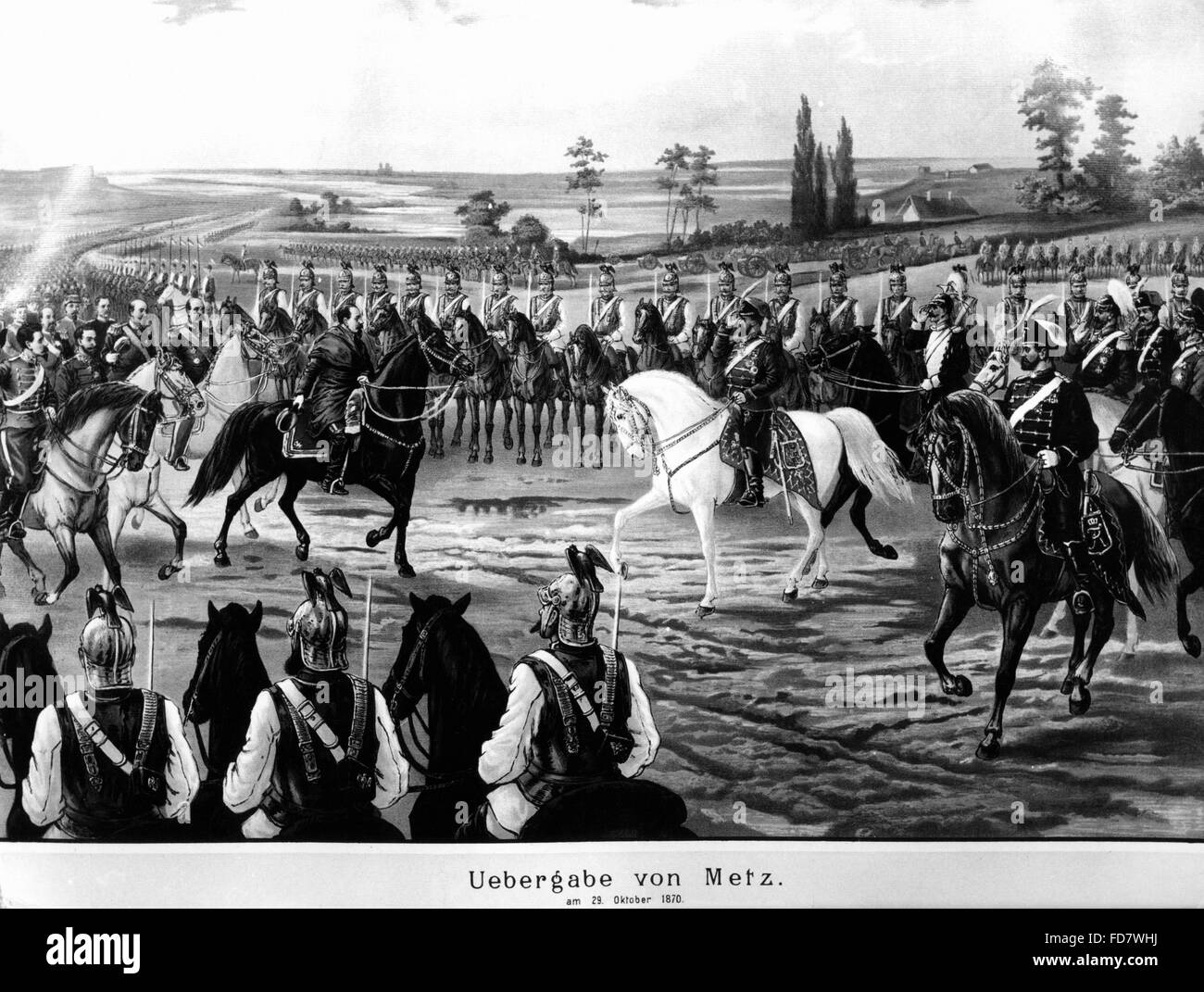 Deutsch Französischer Krieg 1870/71 Ergebnis Krieg 1870 kapitulation metz -Fotos und -Bildmaterial in hoher