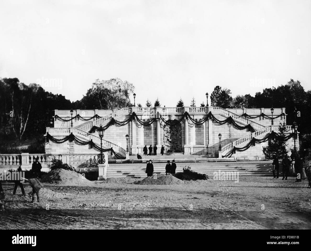 Der Prinzregent-Luitpold-Terrasse in München, 1891-1894 Stockfoto