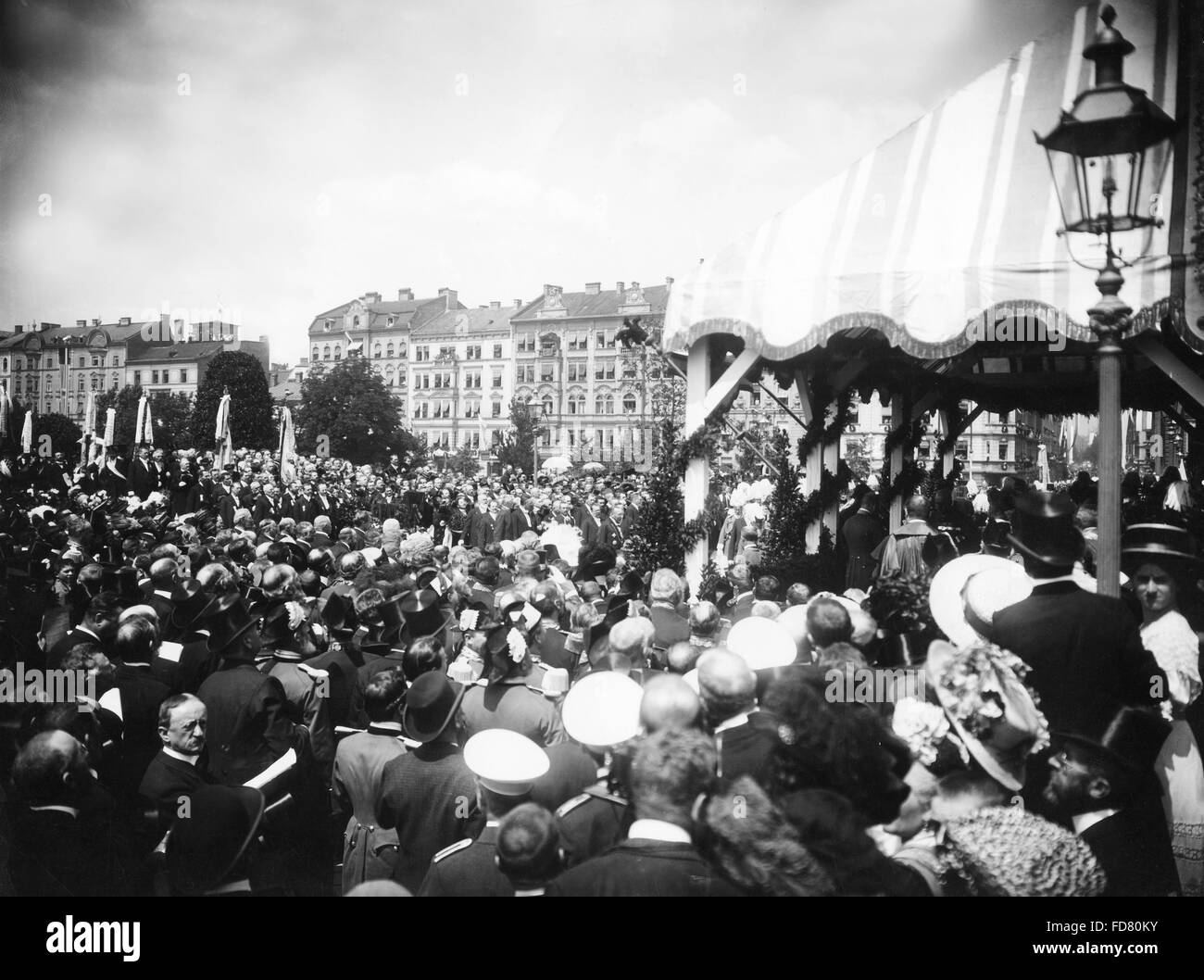 Ehren der Veteranen in München, 1902 Stockfoto