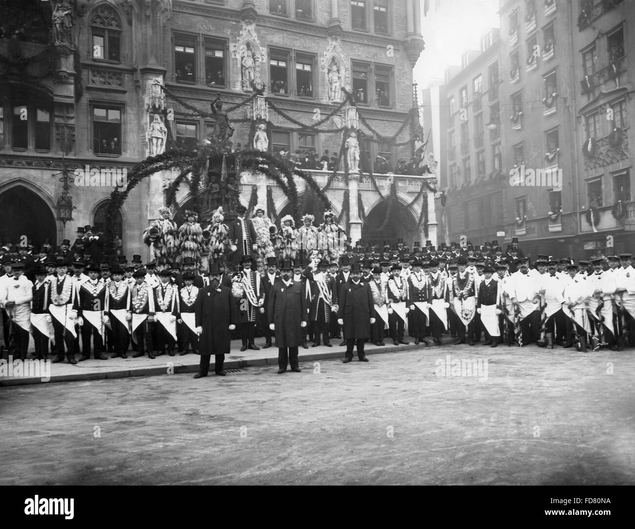 Besuch des Kaisers Wilhelm II. in München, 1906. Stockfoto