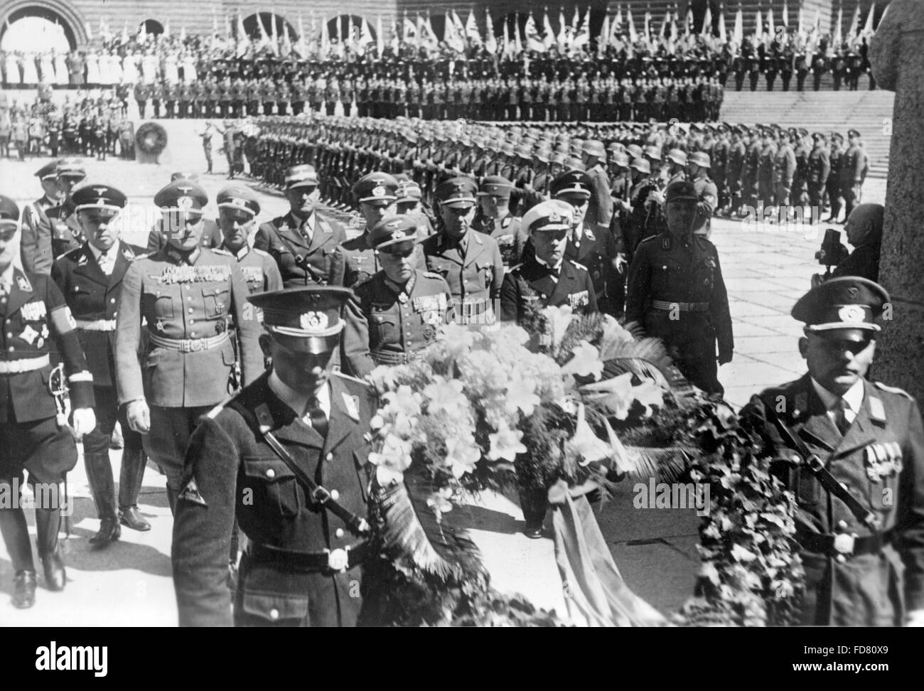 Einweihung des Denkmals für den Sanitätsdienst in Tannenberg, 1939 Stockfoto