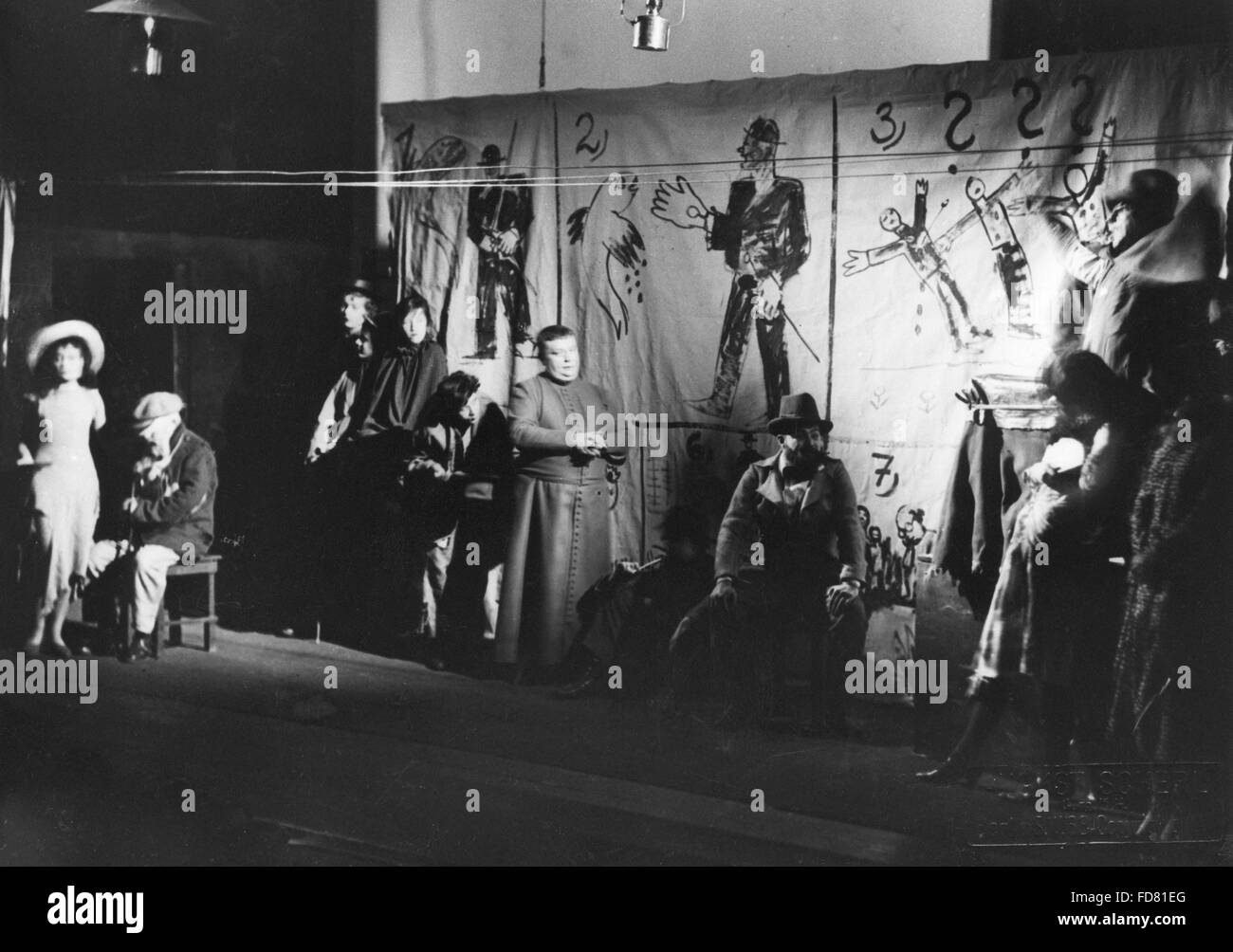 Premiere von die Threepenny Oper in Berlin, Deutschland, 1928 Stockfoto