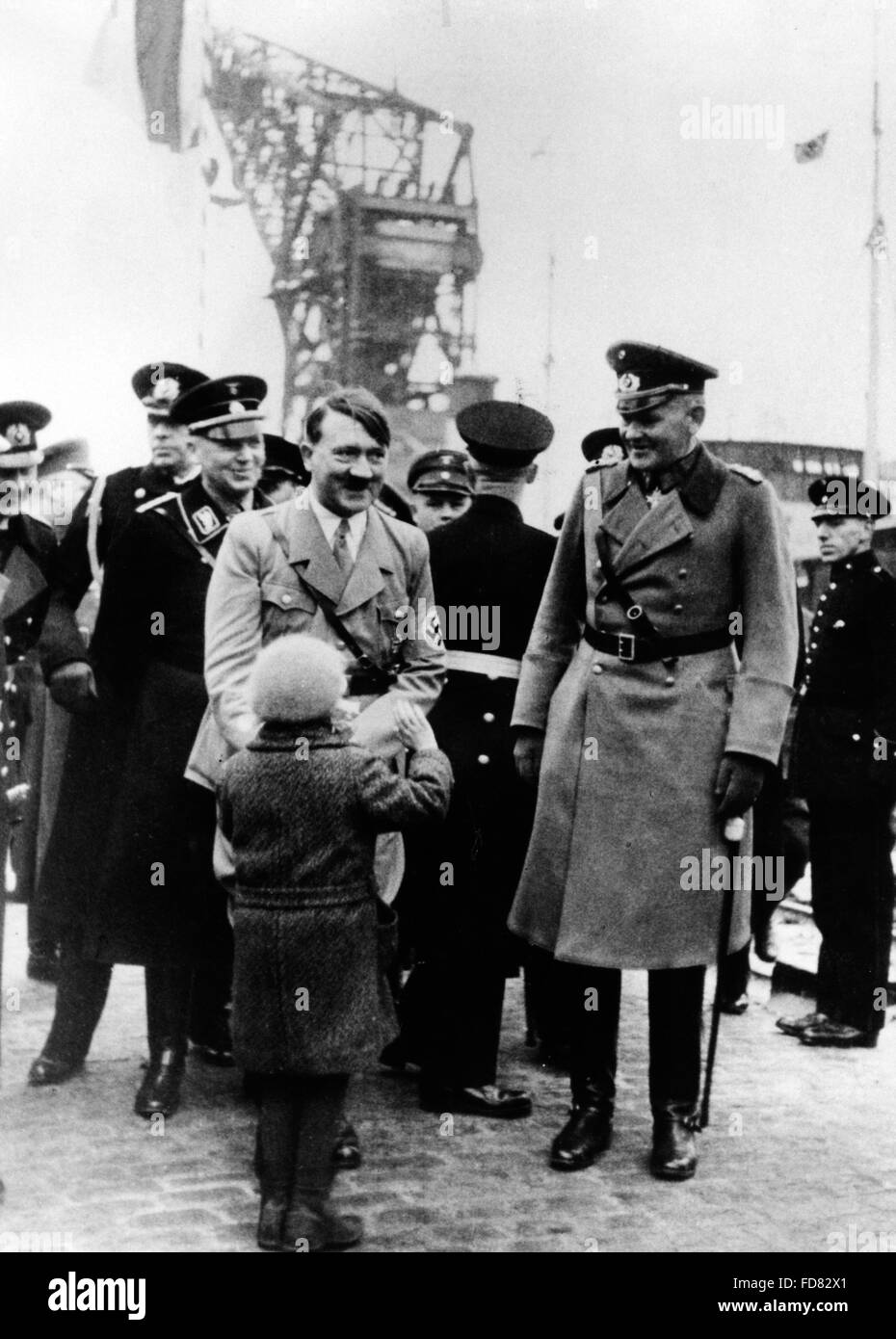 Adolf Hitler mit Werner von Blomberg Stockfoto