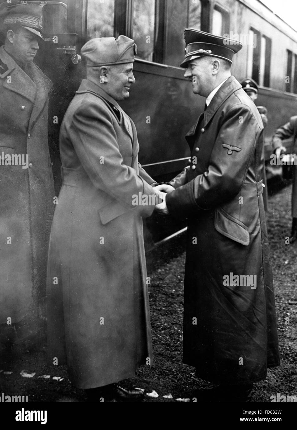 Adolf Hitler und Benito Mussolini, 1942