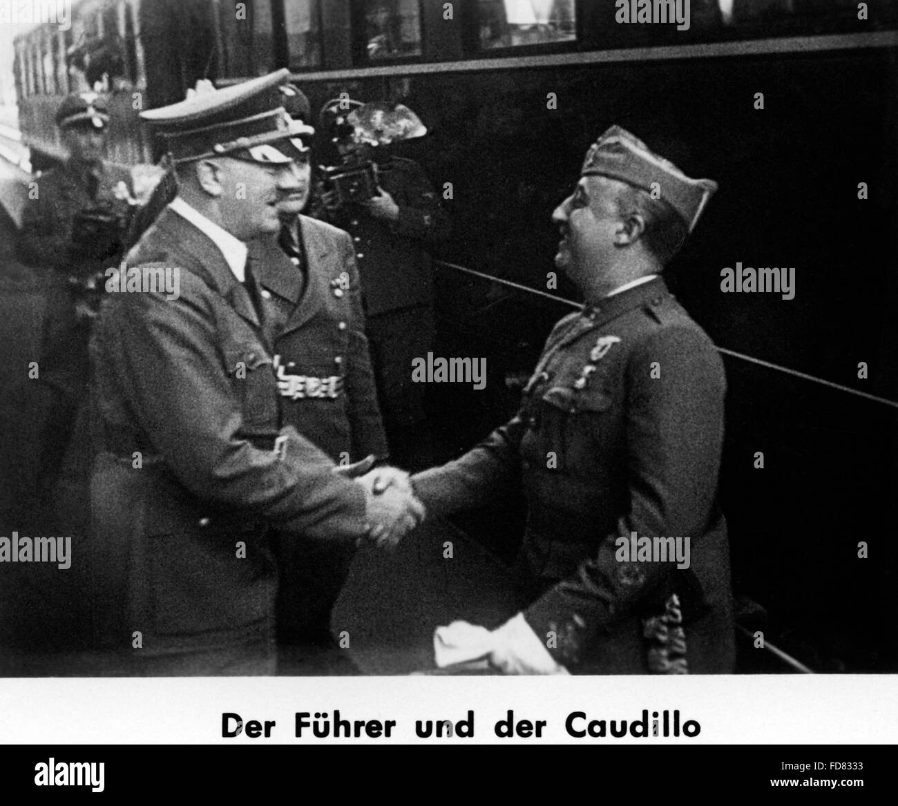 Adolf Hitler mit Francisco Franco, 1940 Stockfoto