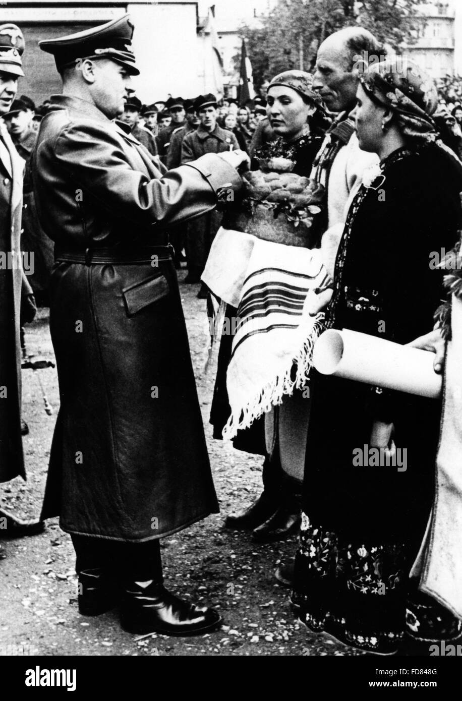 Hans Frank in Russland, 1941 Stockfoto
