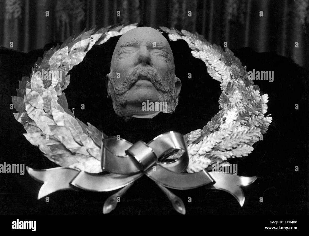 Totenmaske von Franz Joseph ich. Stockfoto