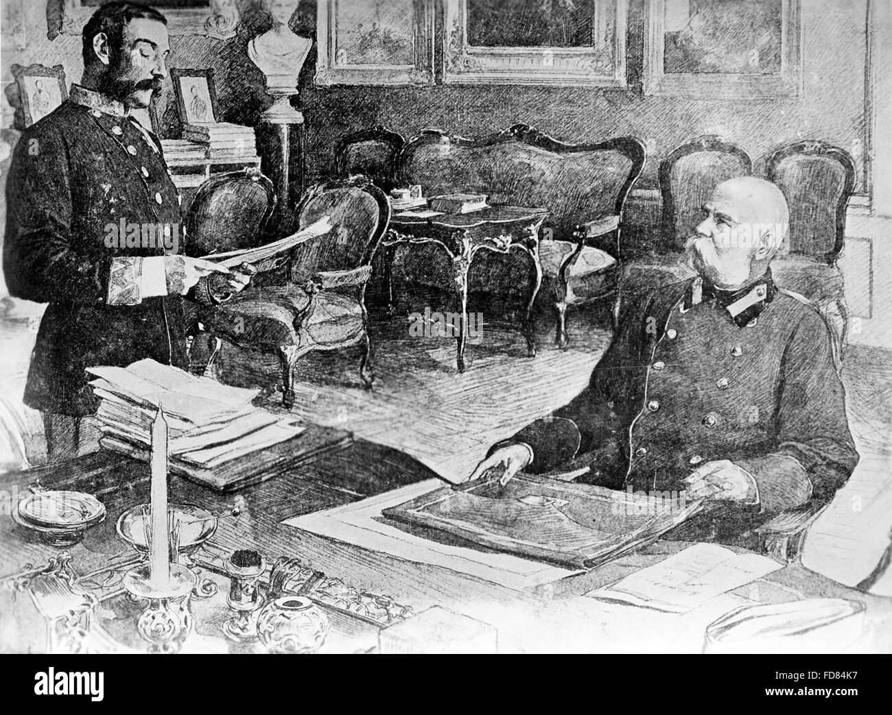 Kaiser Franz Joseph ich. Stockfoto