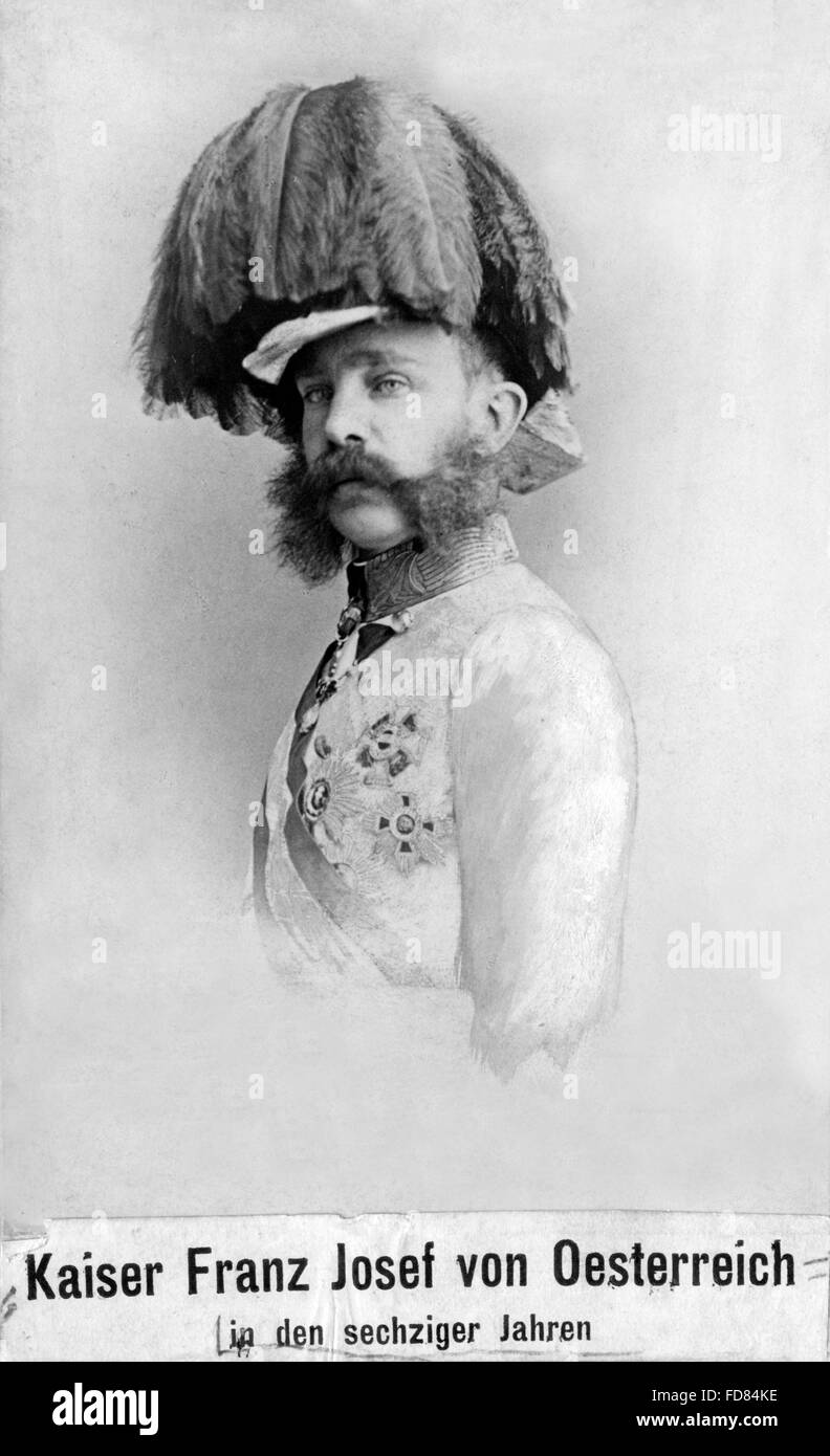 Franz Joseph I., 1865 Stockfoto