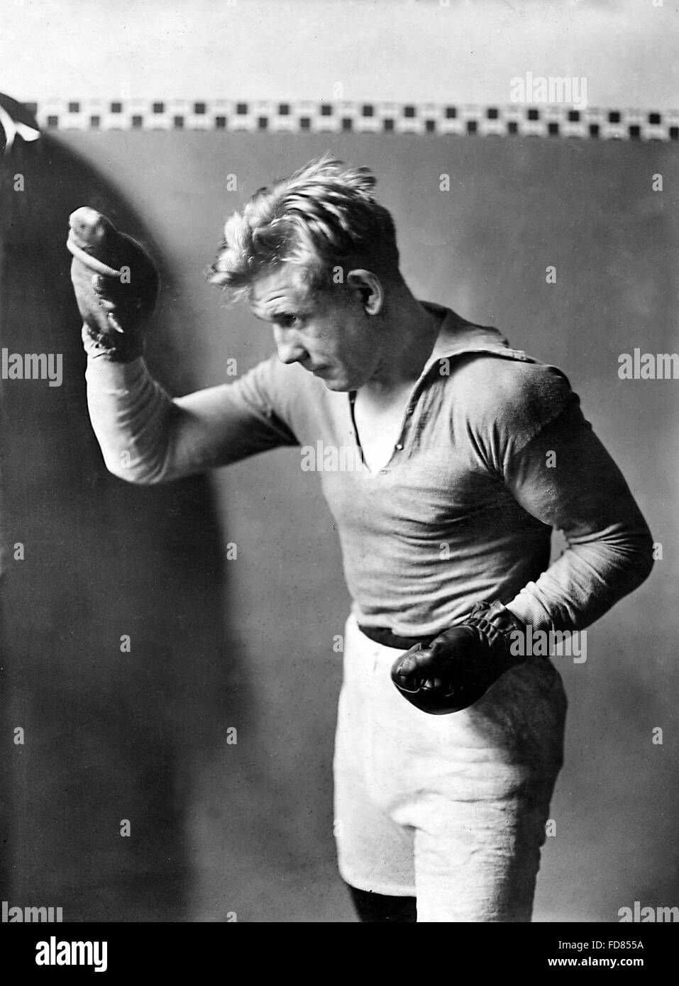 Boxer Hans Breitensträter, 1924 Stockfoto