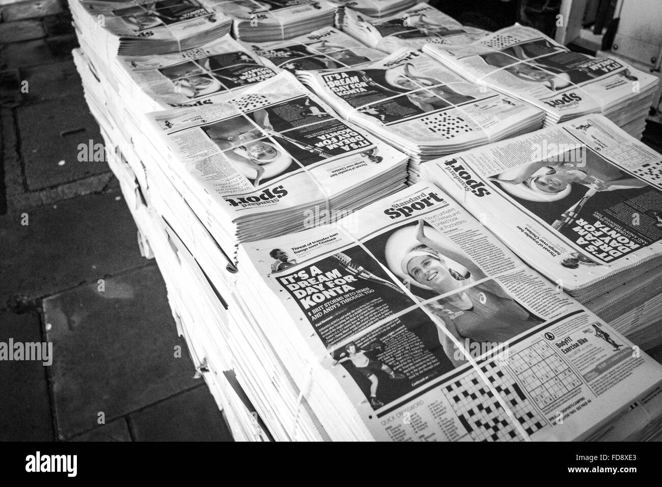 Evening Standard Stockfoto
