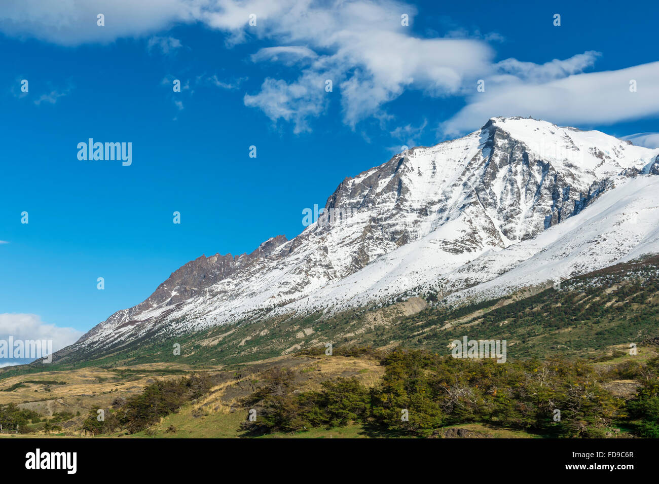 Torres del Paine Nationalpark, chilenischen Patagonien, Chile Stockfoto