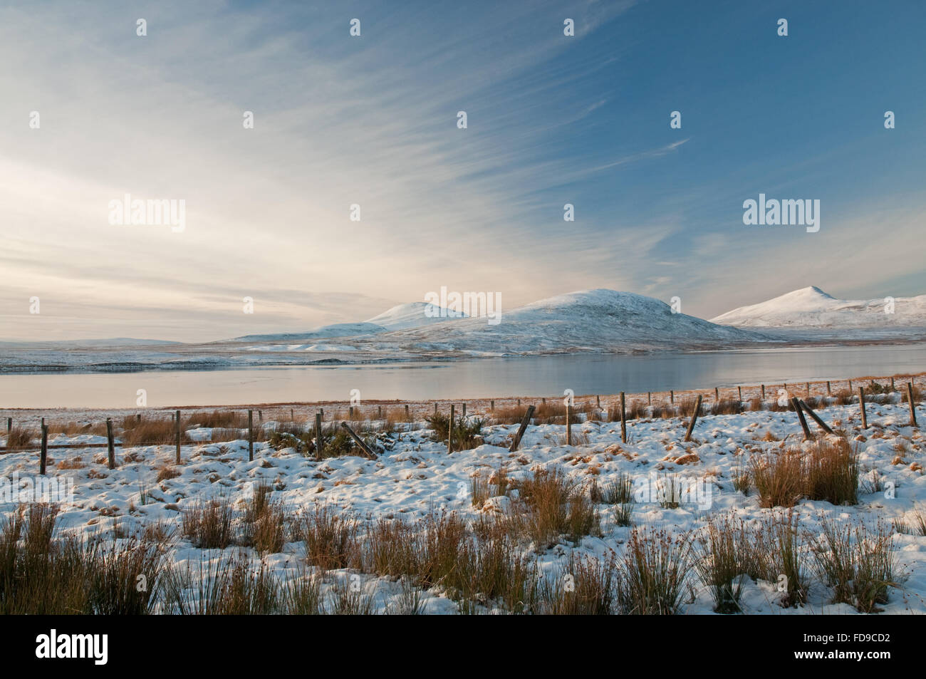 Ein Ruathair Loch Stockfoto