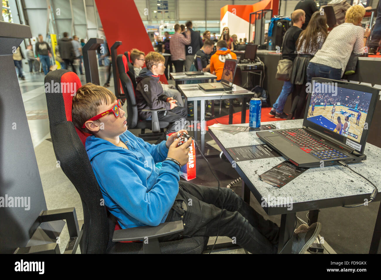 Posen, Polen, Poznan Game Arena (PGA) Stockfoto