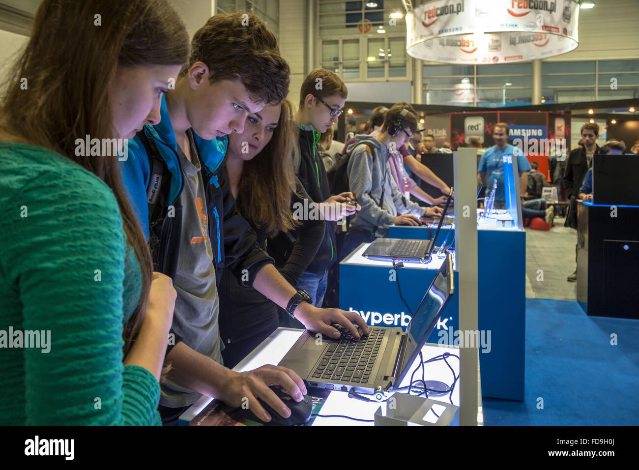 Posen, Polen, Poznan Game Arena (PGA) Stockfoto