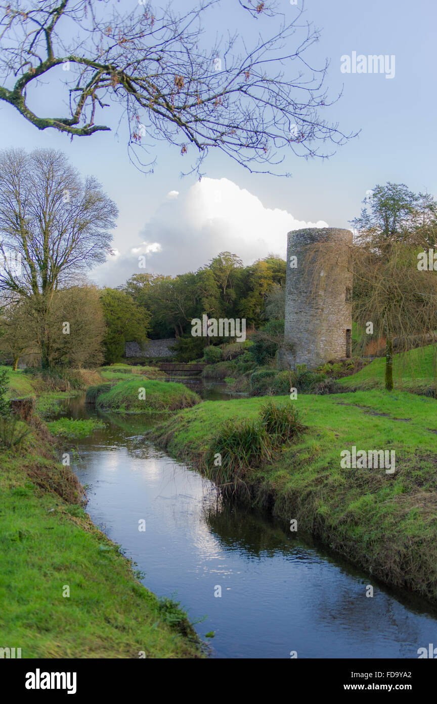 Das Gelände des Blarney Castle, Blarney, Cork, Irland. Stockfoto