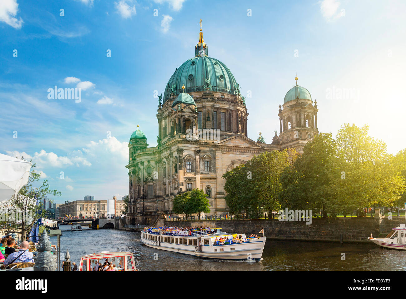 Europa, Deutschland, Berlin, eine Schifffahrt auf der Spree Stockfoto