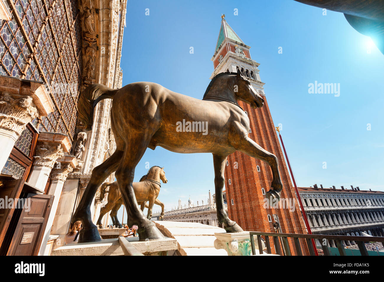 Venedig, Basilika San Marco Stockfoto