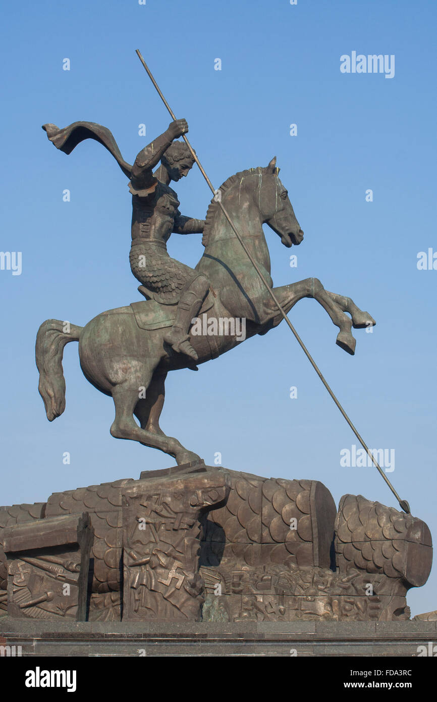 Denkmal für den großen Vaterländischen Krieg im Park des Sieges, Moskau, Russland Stockfoto