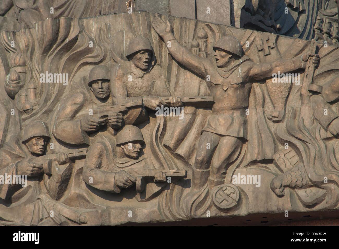 Denkmal für den großen Vaterländischen Krieg im Park des Sieges, Moskau, Russland Stockfoto