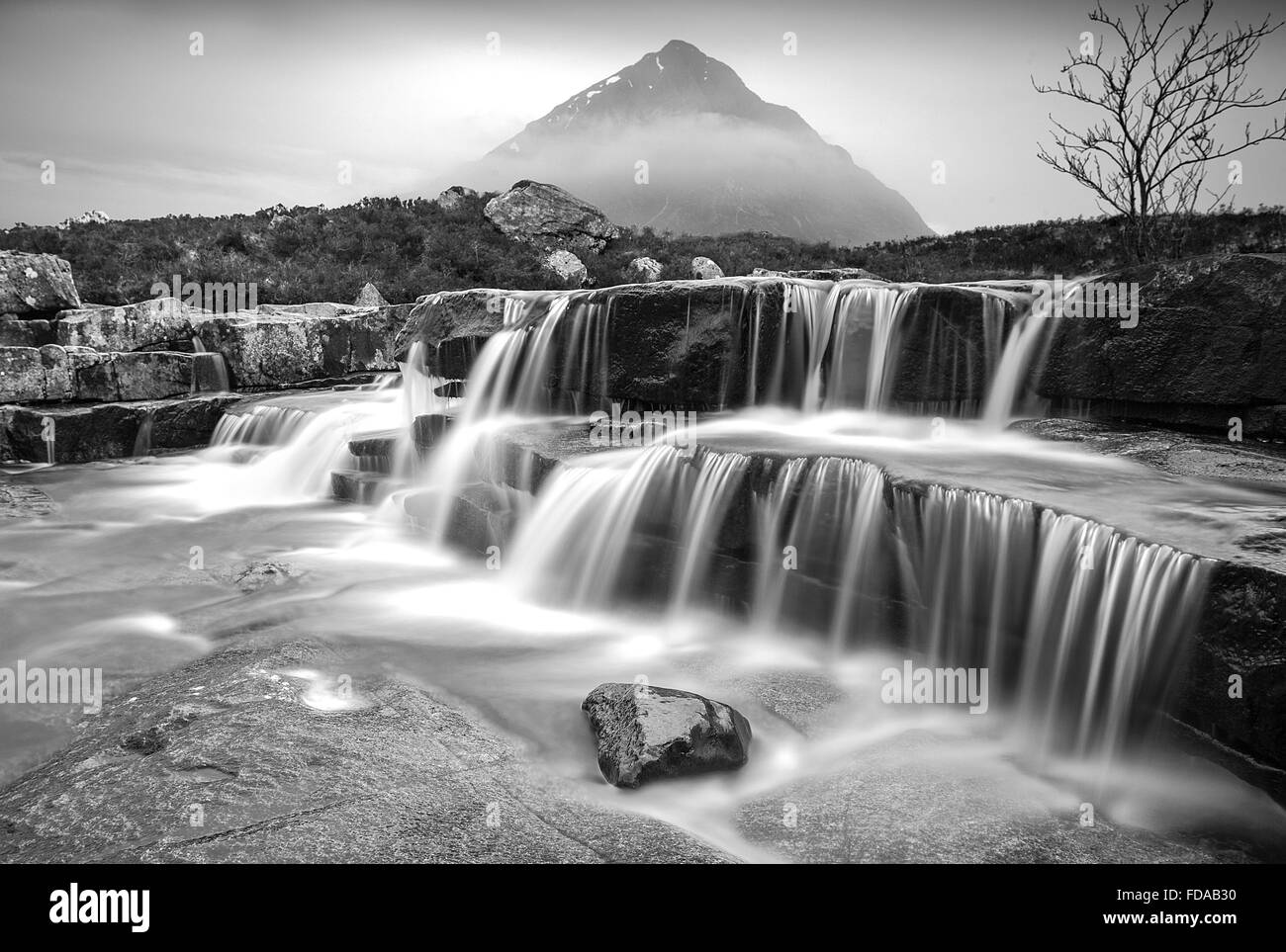 Skye black House Stockfoto