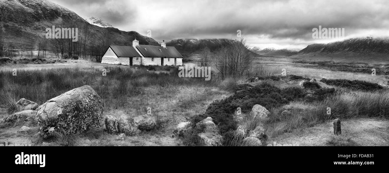 Skye black House Stockfoto