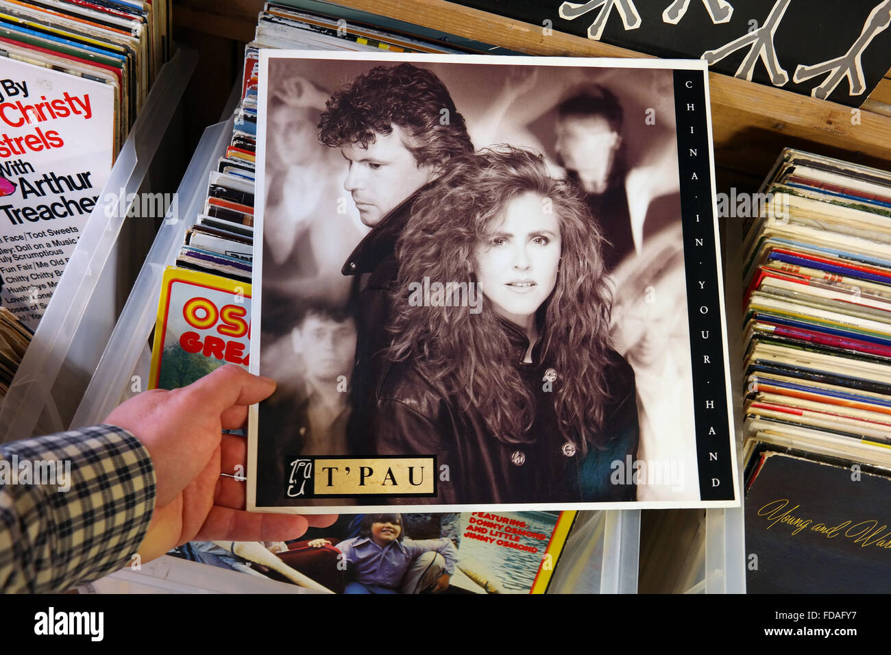 "China in Your Hand", ein Song der britischen Band T'Pau Stockfoto