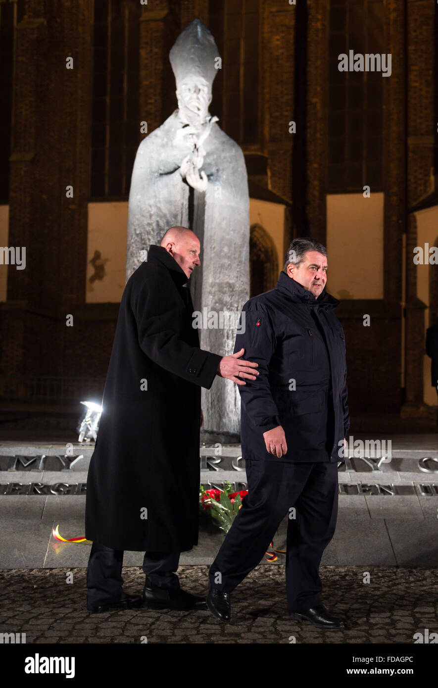 Wroclaw Polen 29 Januar 2016 Der Deutsche Wirtschaftsminister