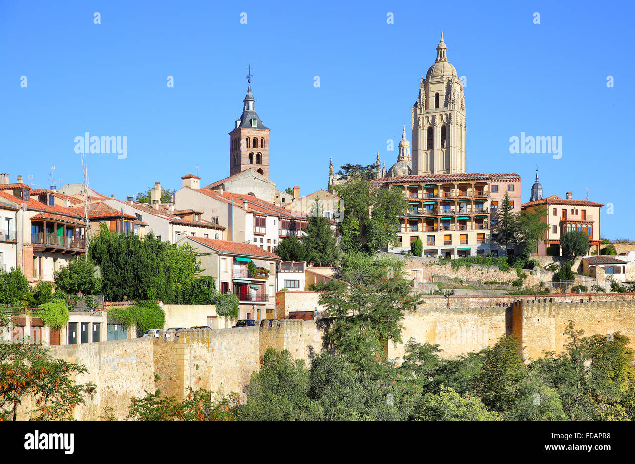 Altstadt von Segovia, Spanien Stockfoto