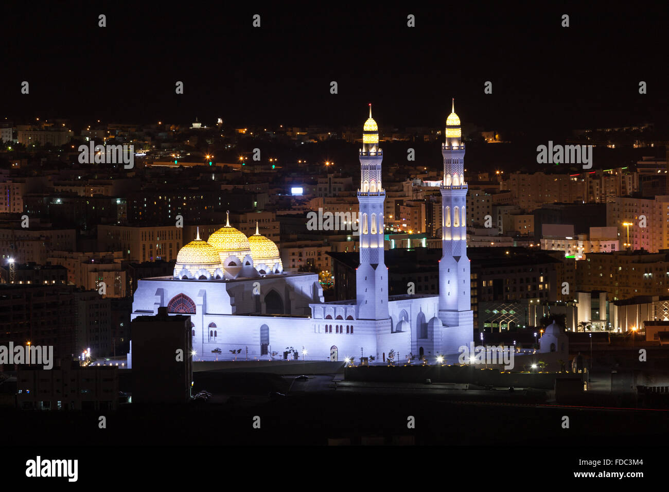 Moschee in Maskat, Oman Stockfoto