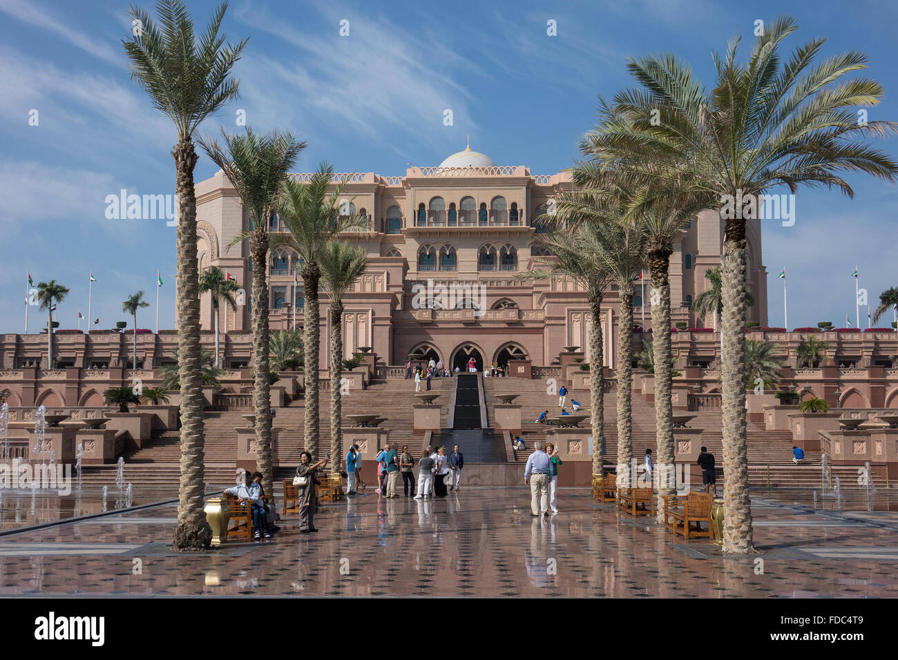 Vereinigte Arabische Emirate, Abu Dhabi, Emirates Palace hotel Stockfoto