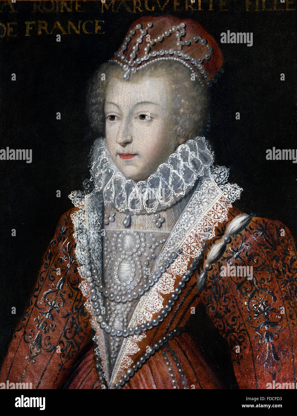 Mary Stuart Queen von Schottland und Frankreich (1542-1587) in Trauer Francois Clouet 1515-1572 Frankreich Französisch Stockfoto