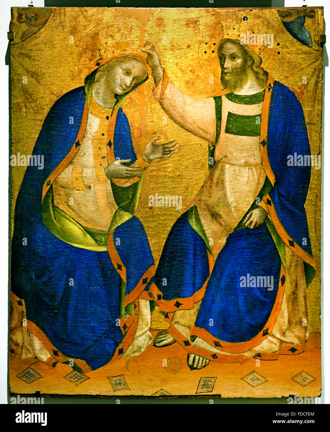Krönung der Jungfrau (1368) VENEZIANO Lorenzo Venedig und Verona 1356-1372 Italien Italienisch Stockfoto