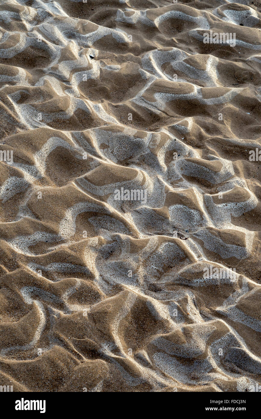 Muster in den Sand Stockfoto