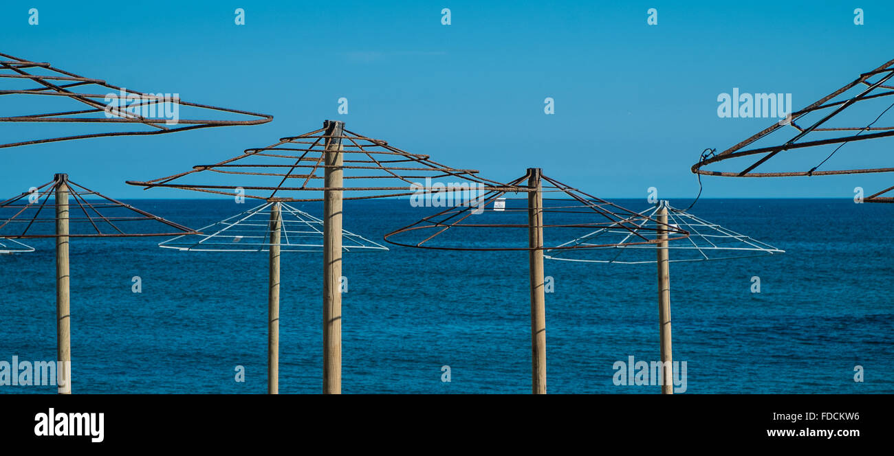 blaue Mittelmeer Stockfoto