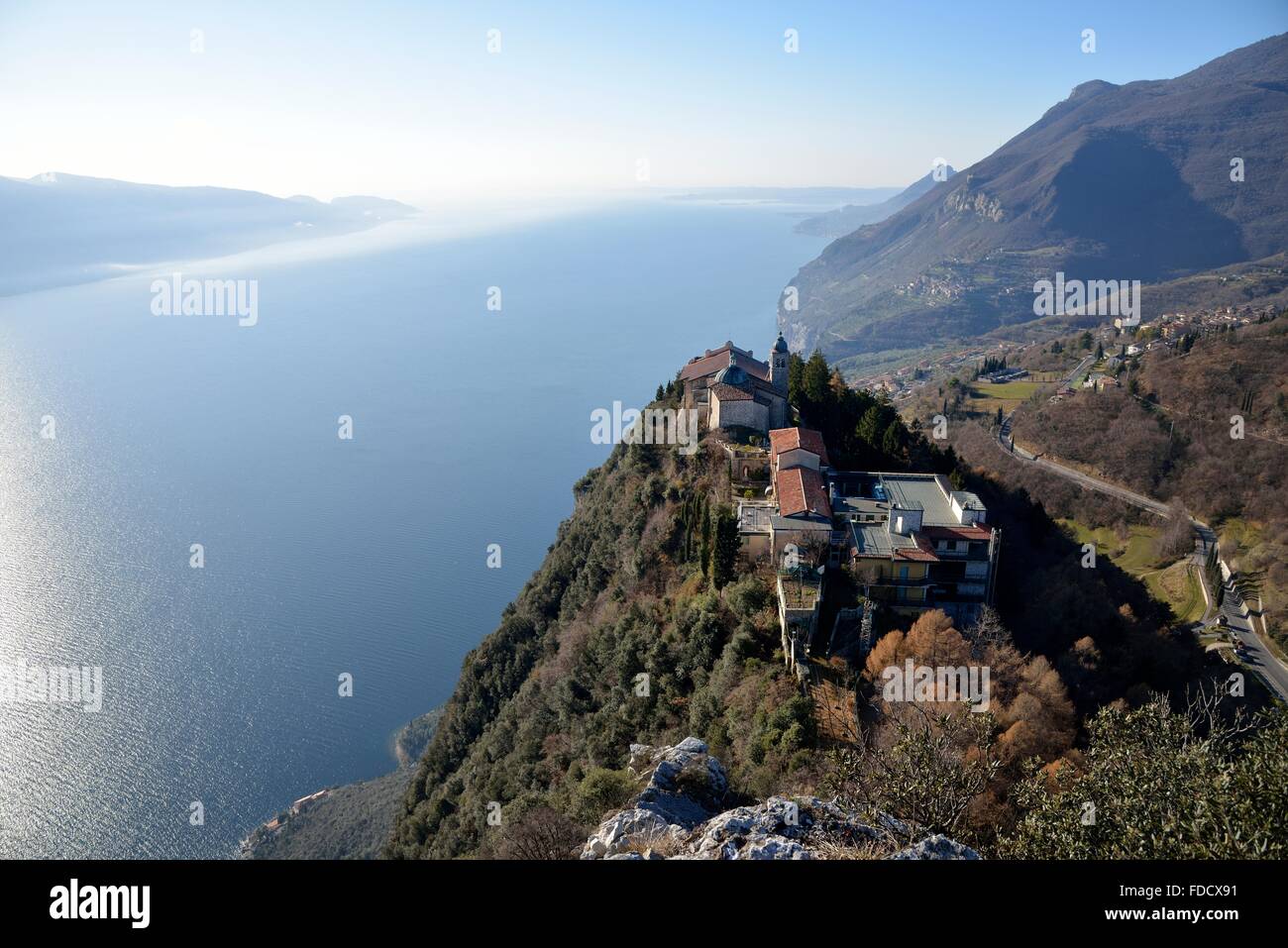 Santuario di Montecastello, Tignale, Gardasee, Provinz Brescia, Lombardei, Italien Stockfoto