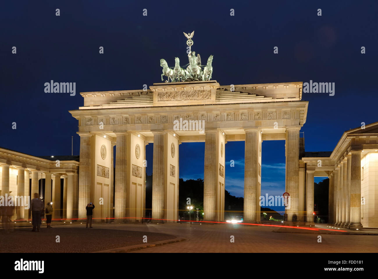 Brandenburger Tor Brandenburger Tor Berlin Deutschland Europa Stockfoto