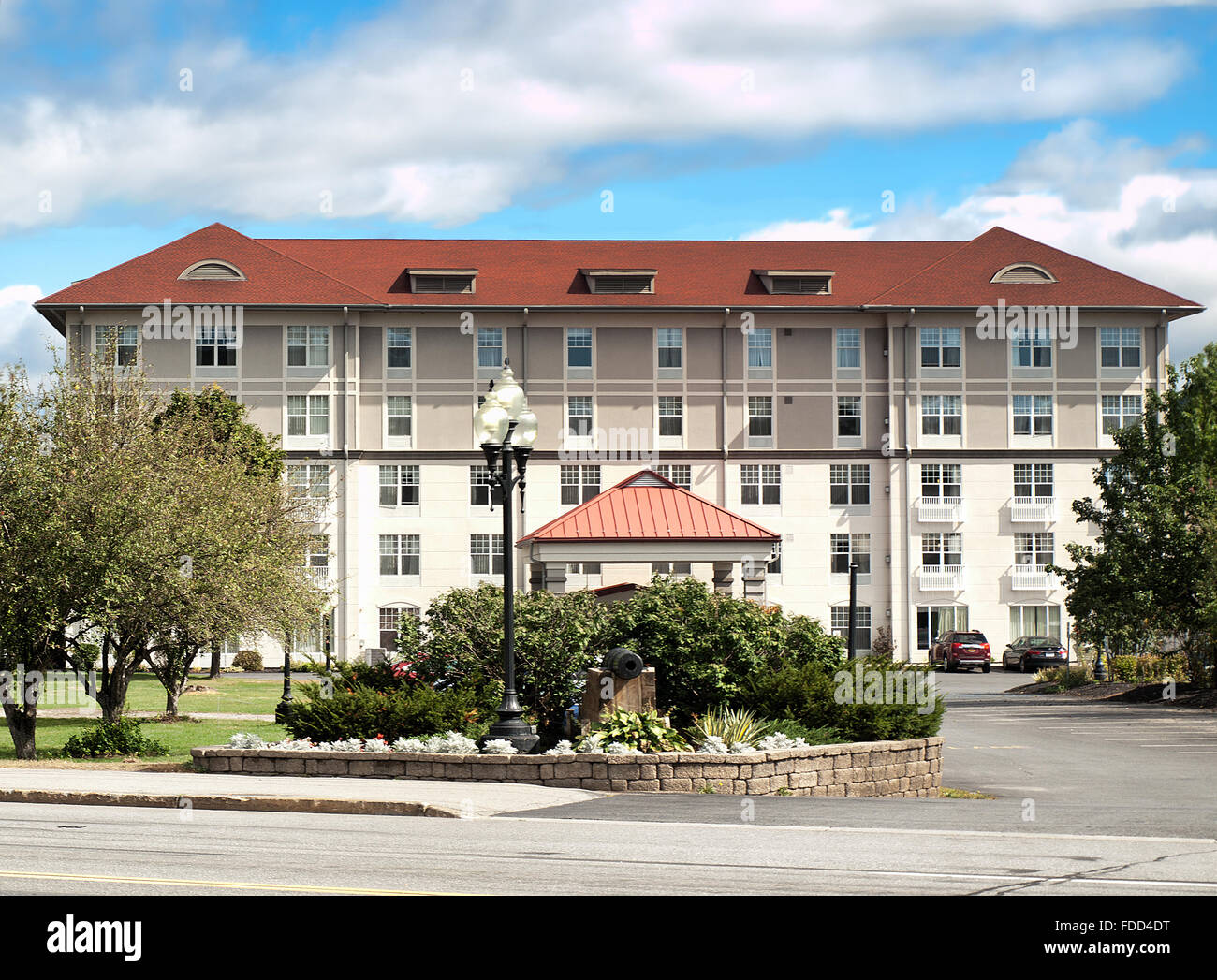 Hotel in Fort William Henry, Lake George, New York Stockfoto