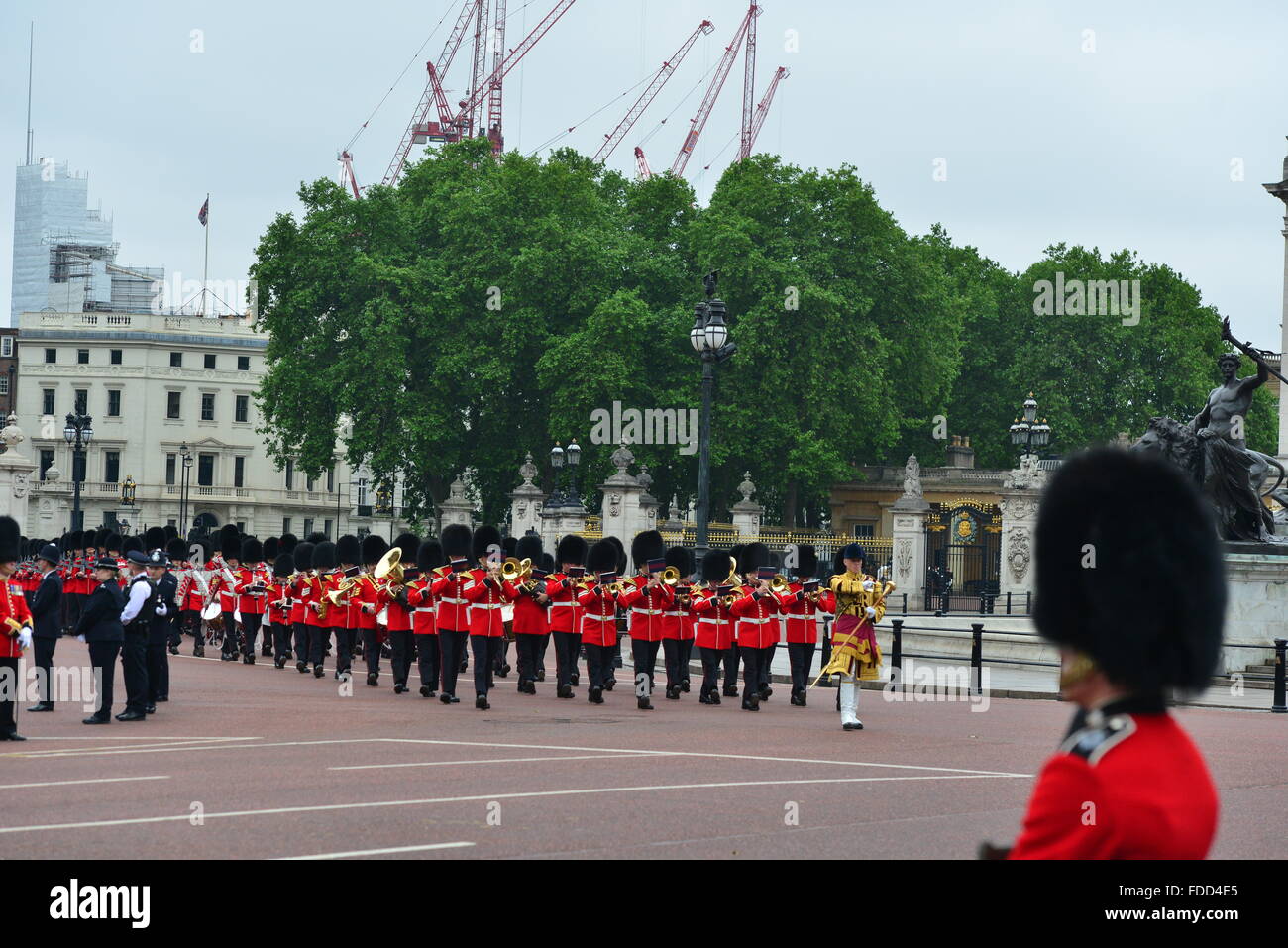 Trooping the Colour, London, Vereinigtes Königreich Stockfoto