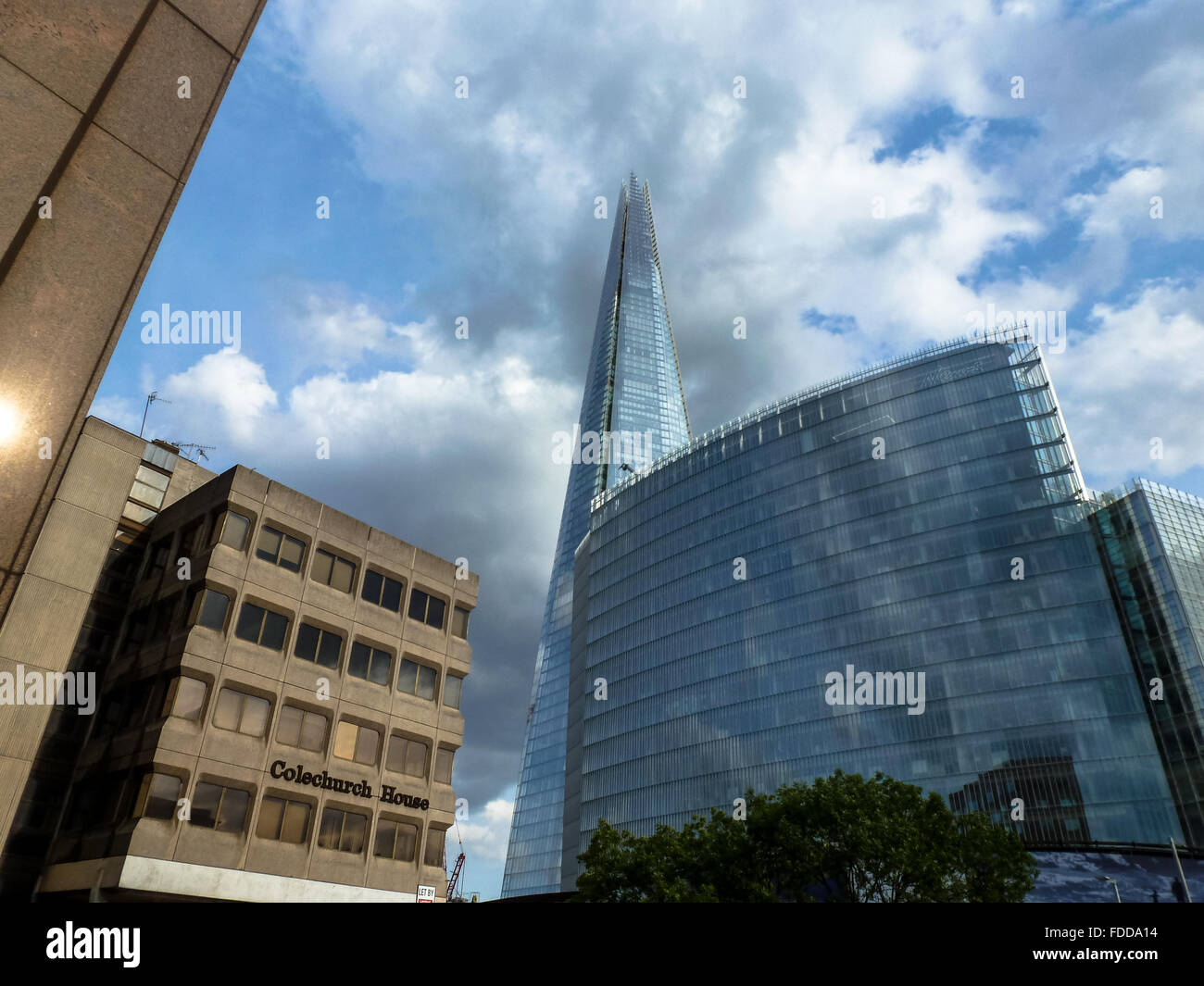 Finanzplatz London Vereinigtes Königreich Stockfoto