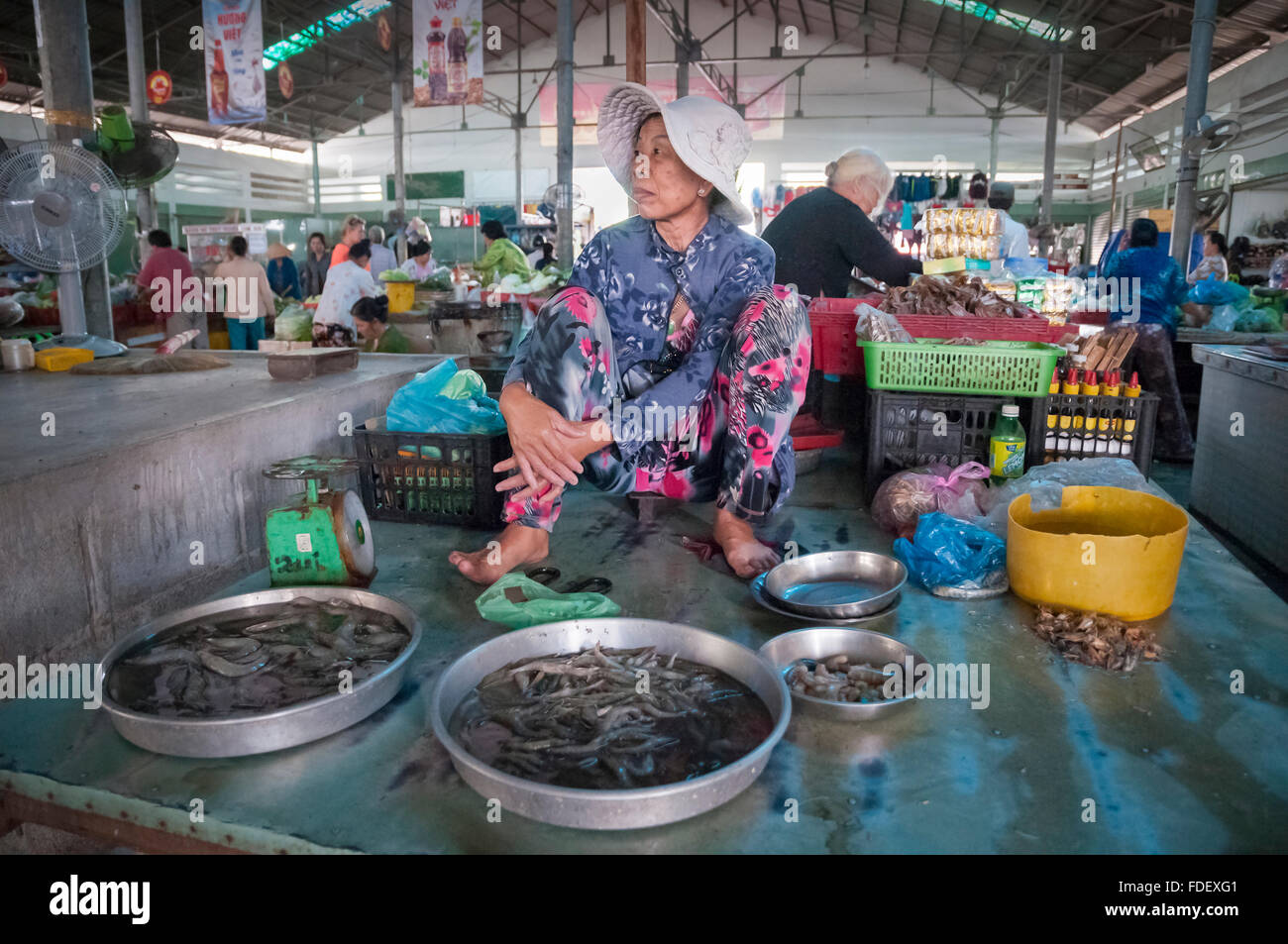 Vietnam. Vietnam. Ost-Asien. Markt von Mui ne. Stockfoto