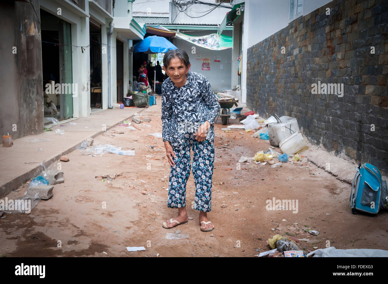 Vietnam. Vietnam. Ost-Asien. Markt von Mui ne. Stockfoto