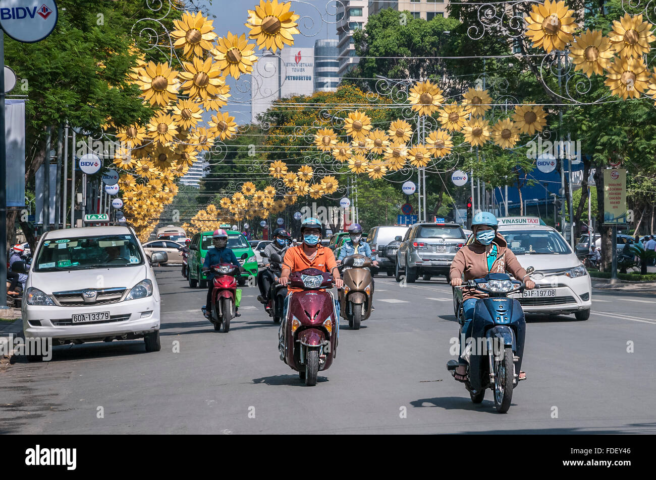 Vietnam. Vietnam. Ost-Asien. Ho-Chi-Minh-Stadt. Saigon Stockfoto