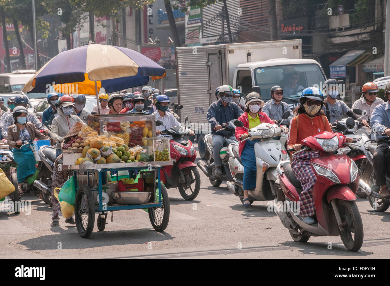 Vietnam. Vietnam. Ost-Asien. Ho-Chi-Minh-Stadt. Saigon Stockfoto