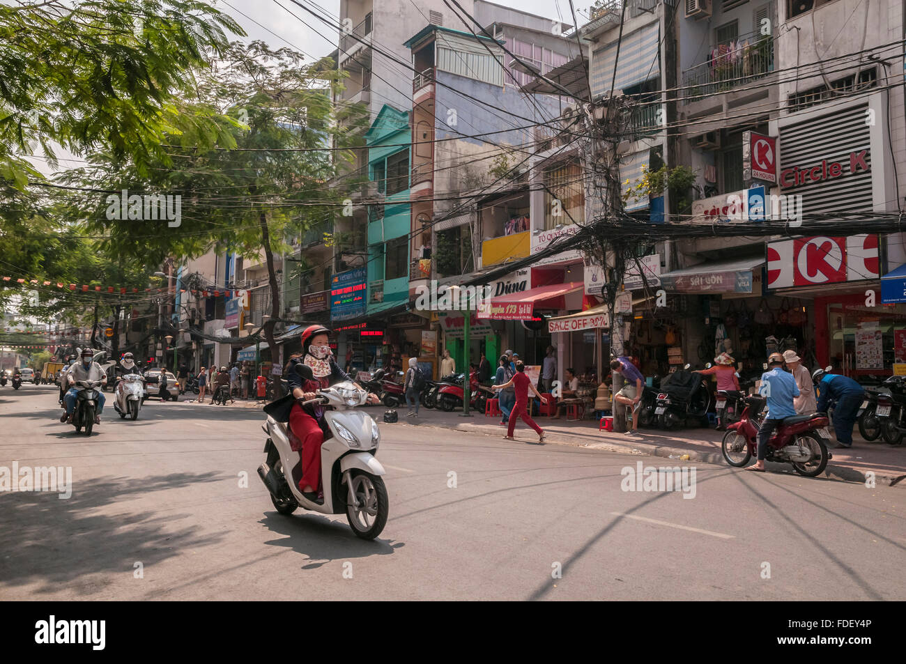 Vietnam. Vietnam. Ost-Asien. Ho-Chi-Minh-Stadt. Saigon Stockfoto