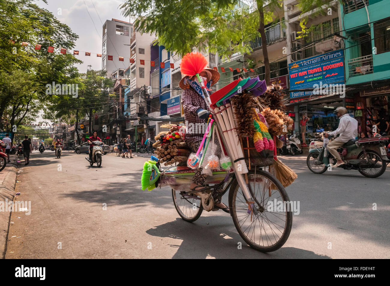 Vietnam. Vietnam. Ost-Asien. Ho-Chi-Minh-Stadt. Saigon Stockfoto