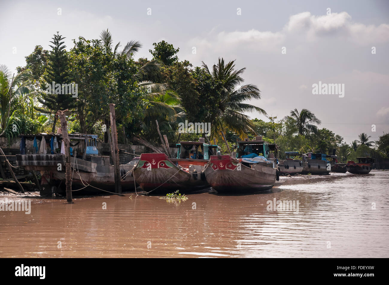 Vietnam. Vietnam. Ost-Asien. Mekong-delta Stockfoto