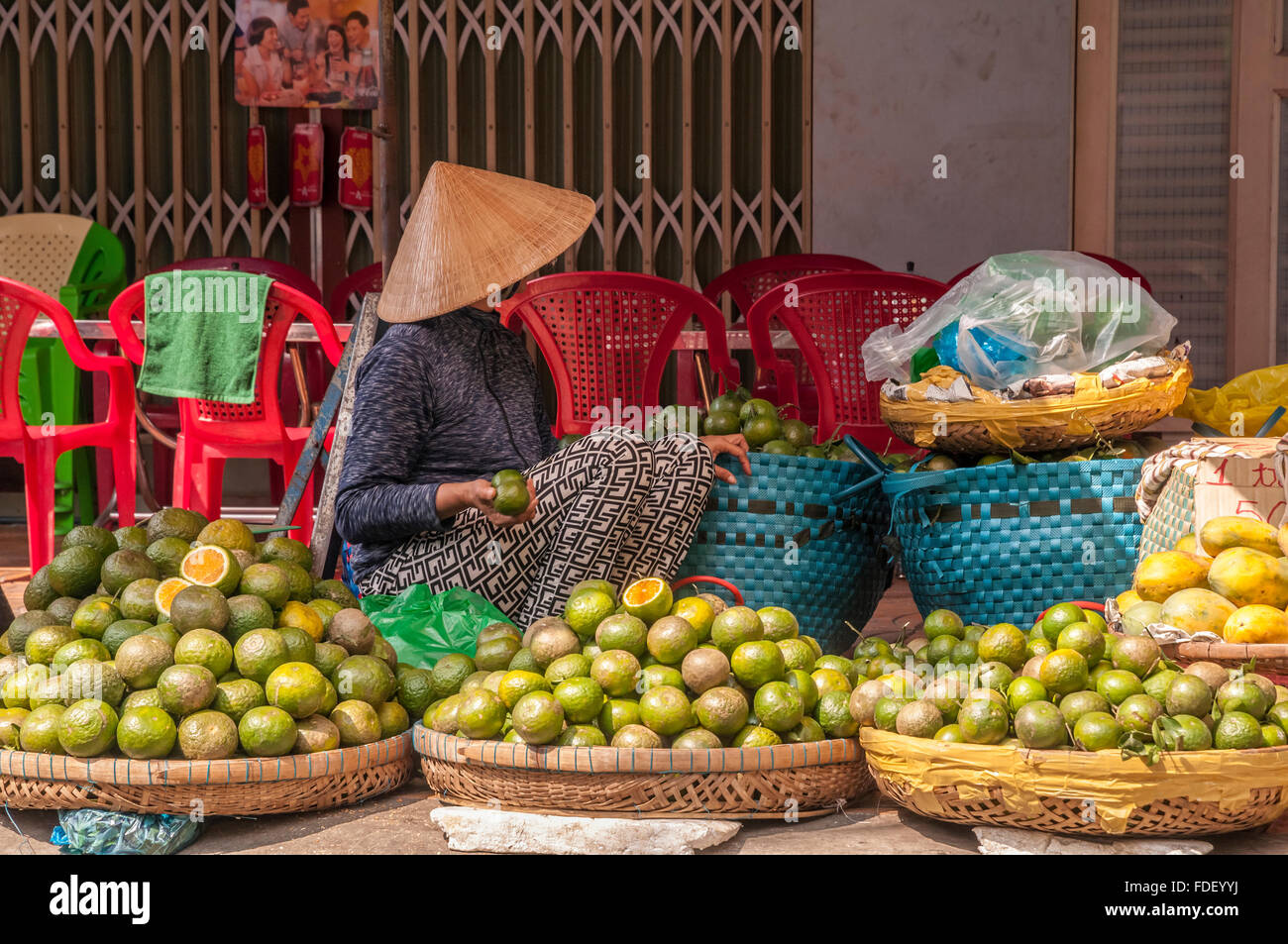 Vietnam. Vietnam. Ost-Asien. Can Tho Stadt Stockfoto