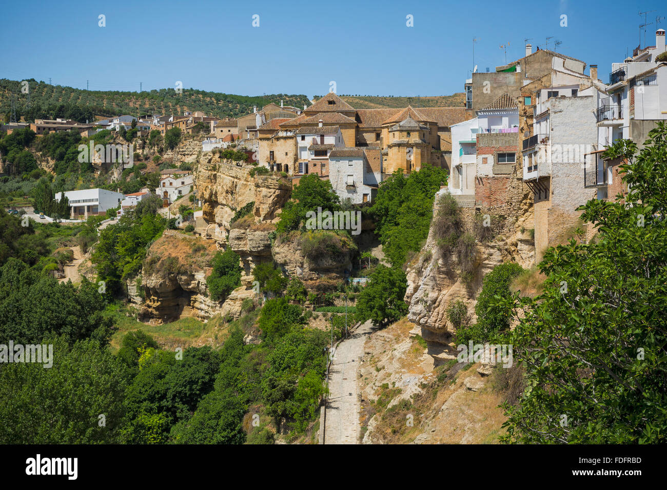 Alhama de Granada, Provinz Granada, Andalusien, Südspanien. Stockfoto